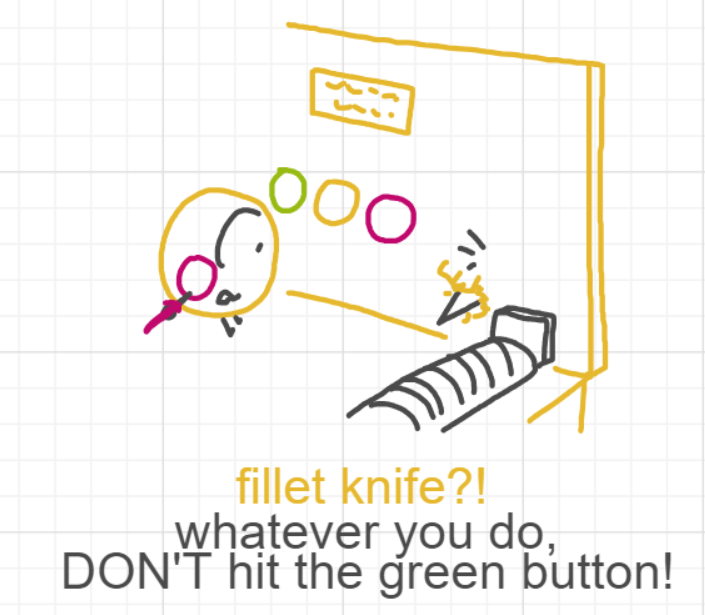 A panel from Running Duos, episode four of the Board Boards object show by Furretwalk/WalkingFurret.